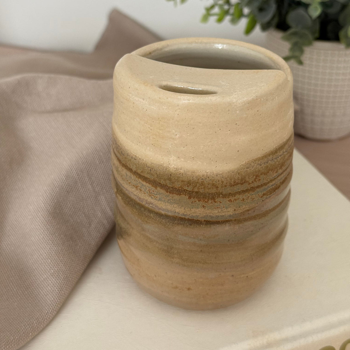 Handmade Ceramic To-Go Cup