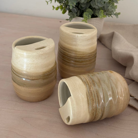 Handmade Ceramic To-Go Cup
